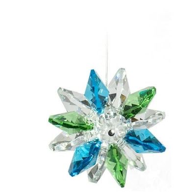 Crystal Art - Star Burst - Blue/Green
