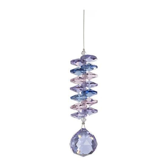 Crystal Art - Crystal Icicles with 30mm Ball - Lilac