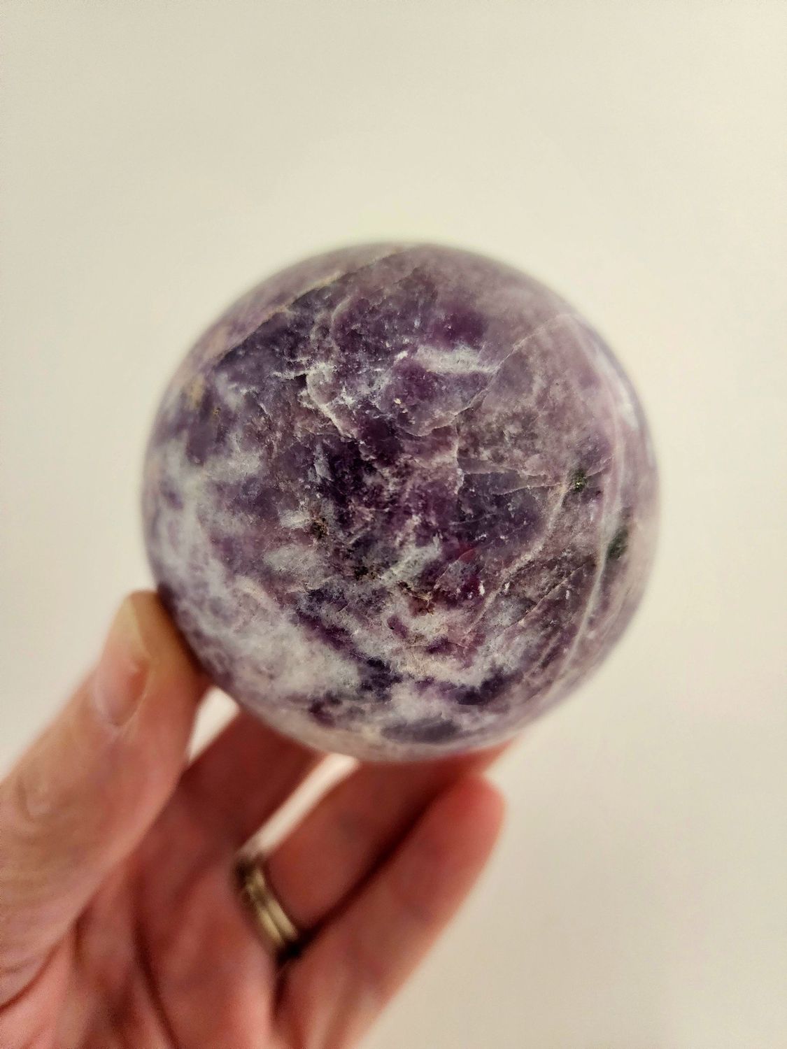 Lepidolite Sphere 2.75&quot;