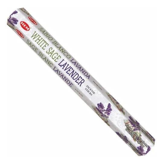 White Sage Lavender HEM Incense Sticks