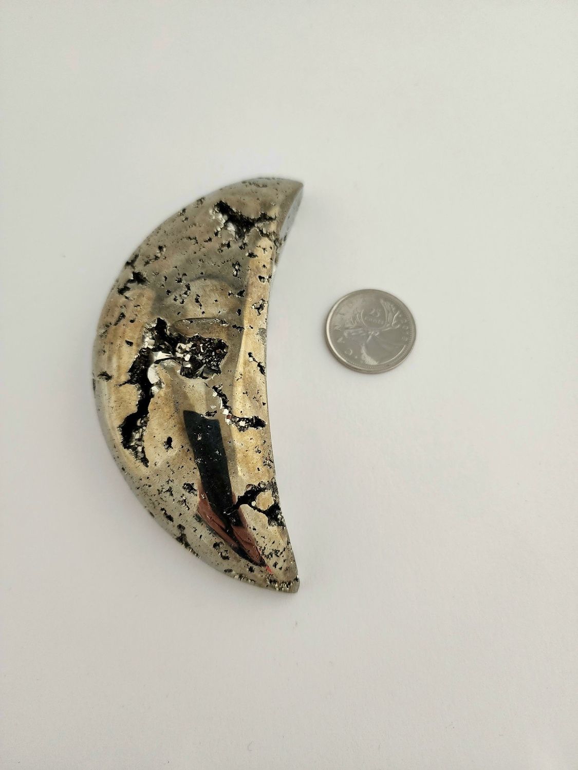Pyrite Moon  4.25&quot;