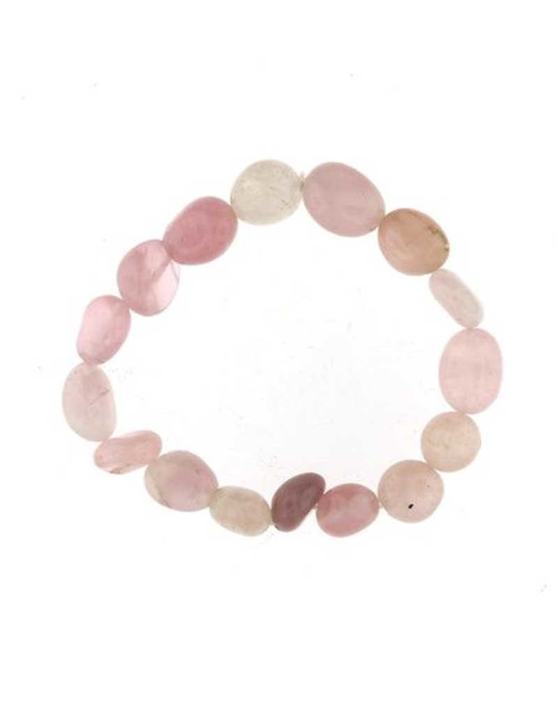 Rose Quartz Small Nugget Tumbled Bracelet