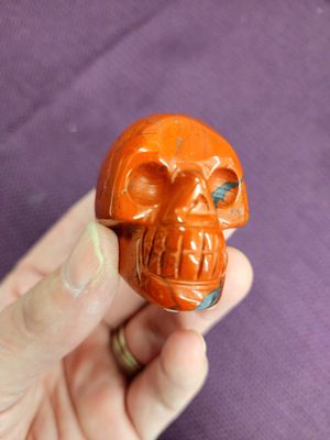 Red Jasper Skull 2&quot;