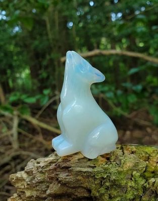 Opalite Wolf - 1.5&quot;