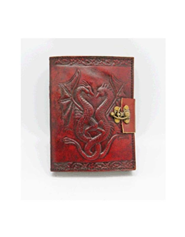 Double Dragon 5&quot; x 7&quot; Leather Journal