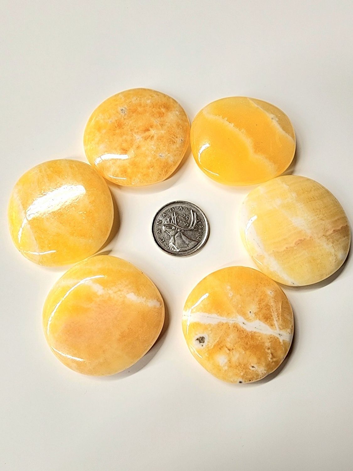 Orange Calcite Earth Stone