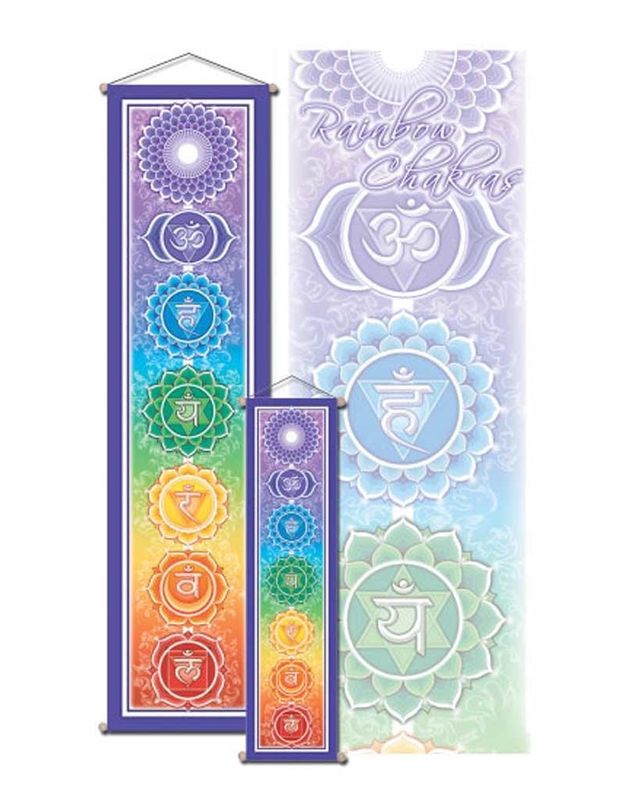 Purple Chakra Banner - 12&quot; x 48&quot;