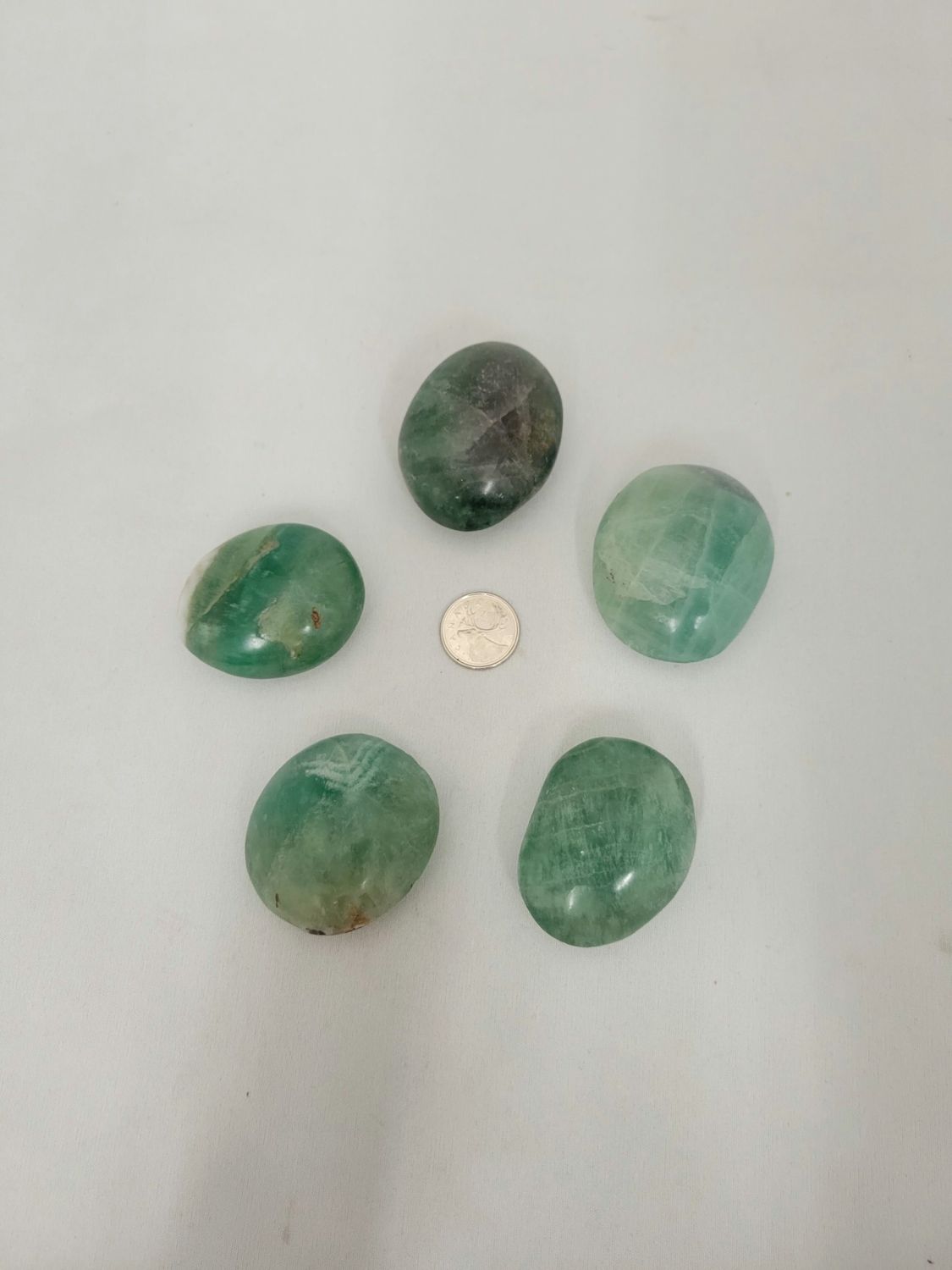 Fluorite Palm Stone $16