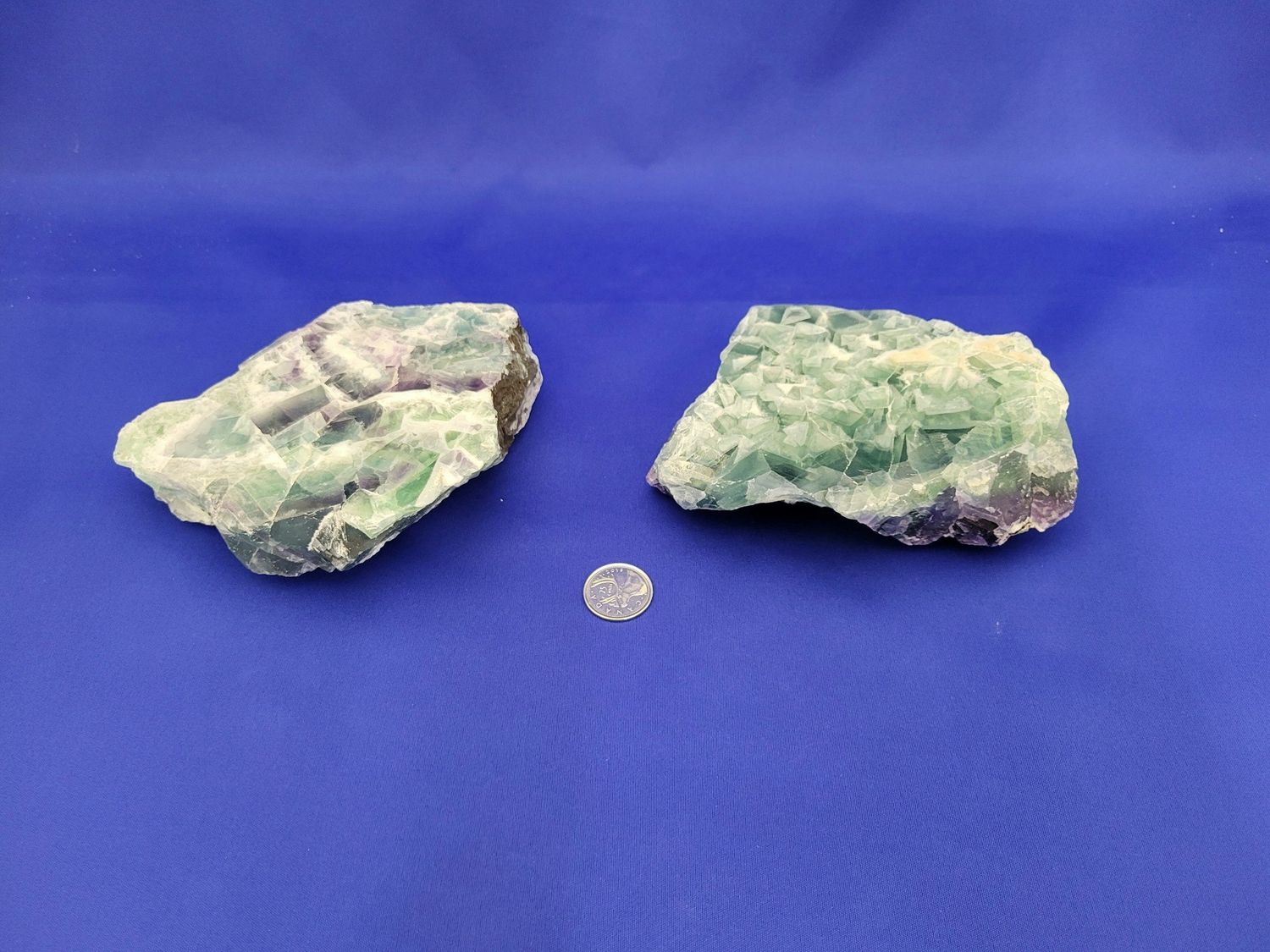 Rainbow Fluorite Slice