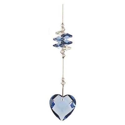 Crystal Art - Crystal Heart Suncatcher - Sapphire Blue