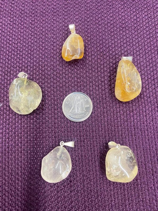 Assorted Citrine Pendants