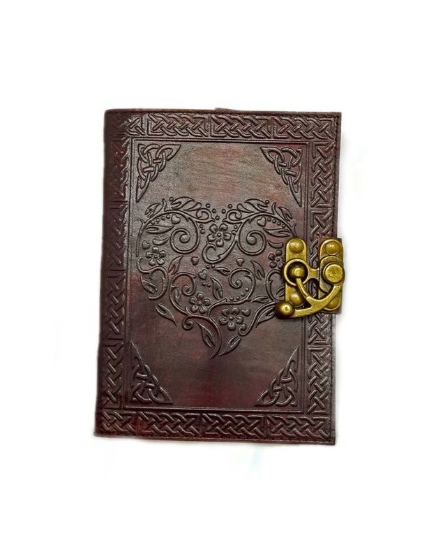 Celtic Heart 5 x 7 Leather Journal