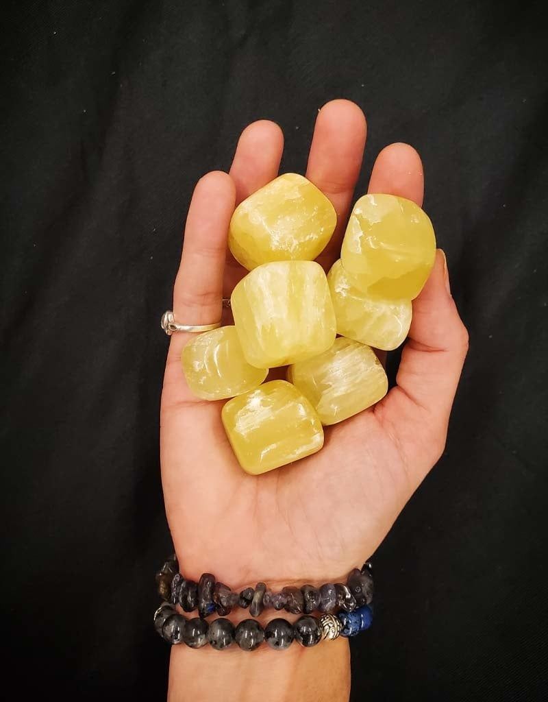 Himalayan Yellow Calcite Tumbled