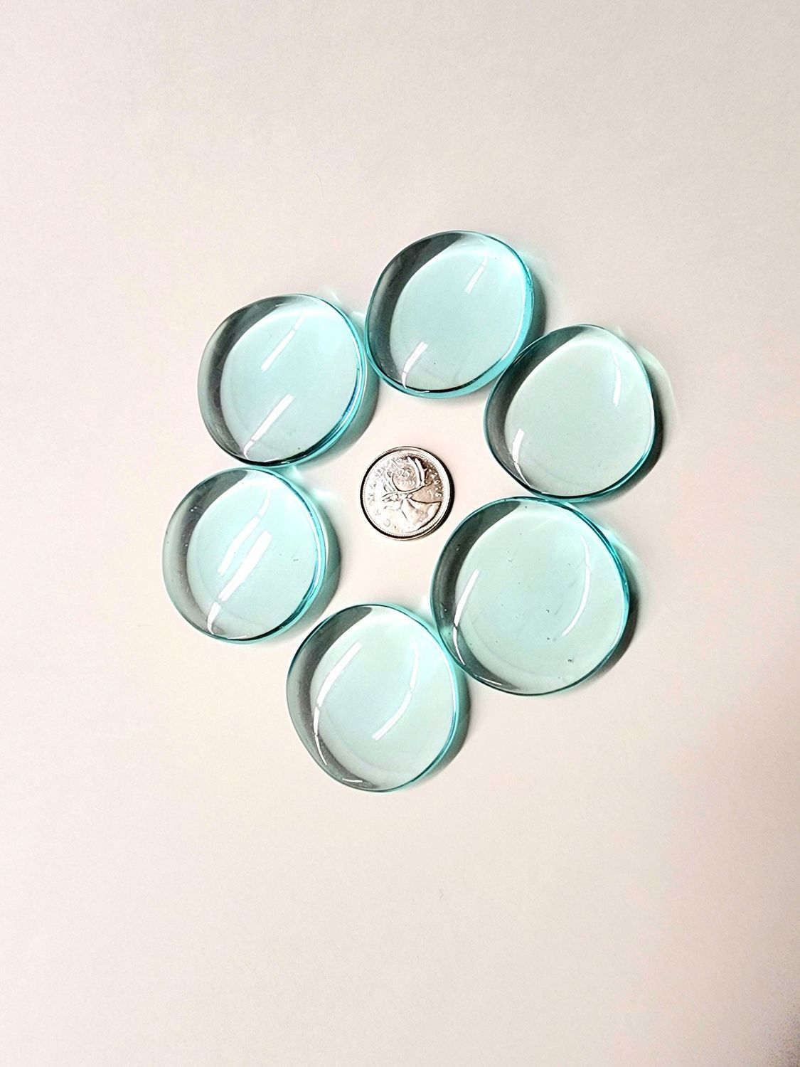 Light Blue Obsidian Earth Stone