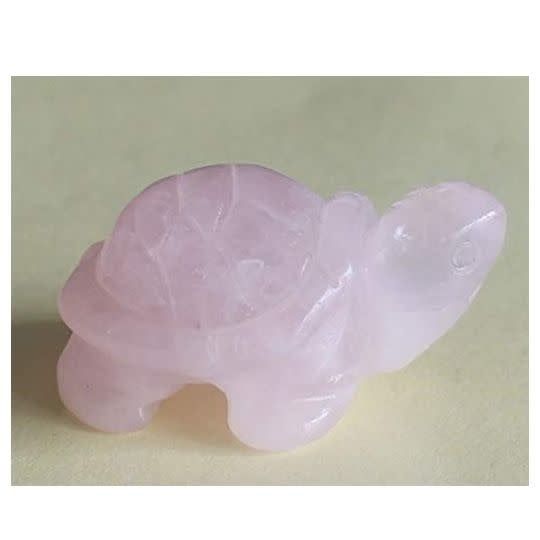 Rose Quartz Turtle 2&quot;