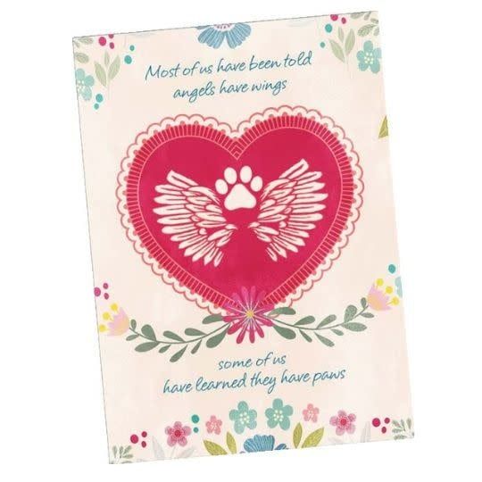 Pet Angel Wings Greeting Card