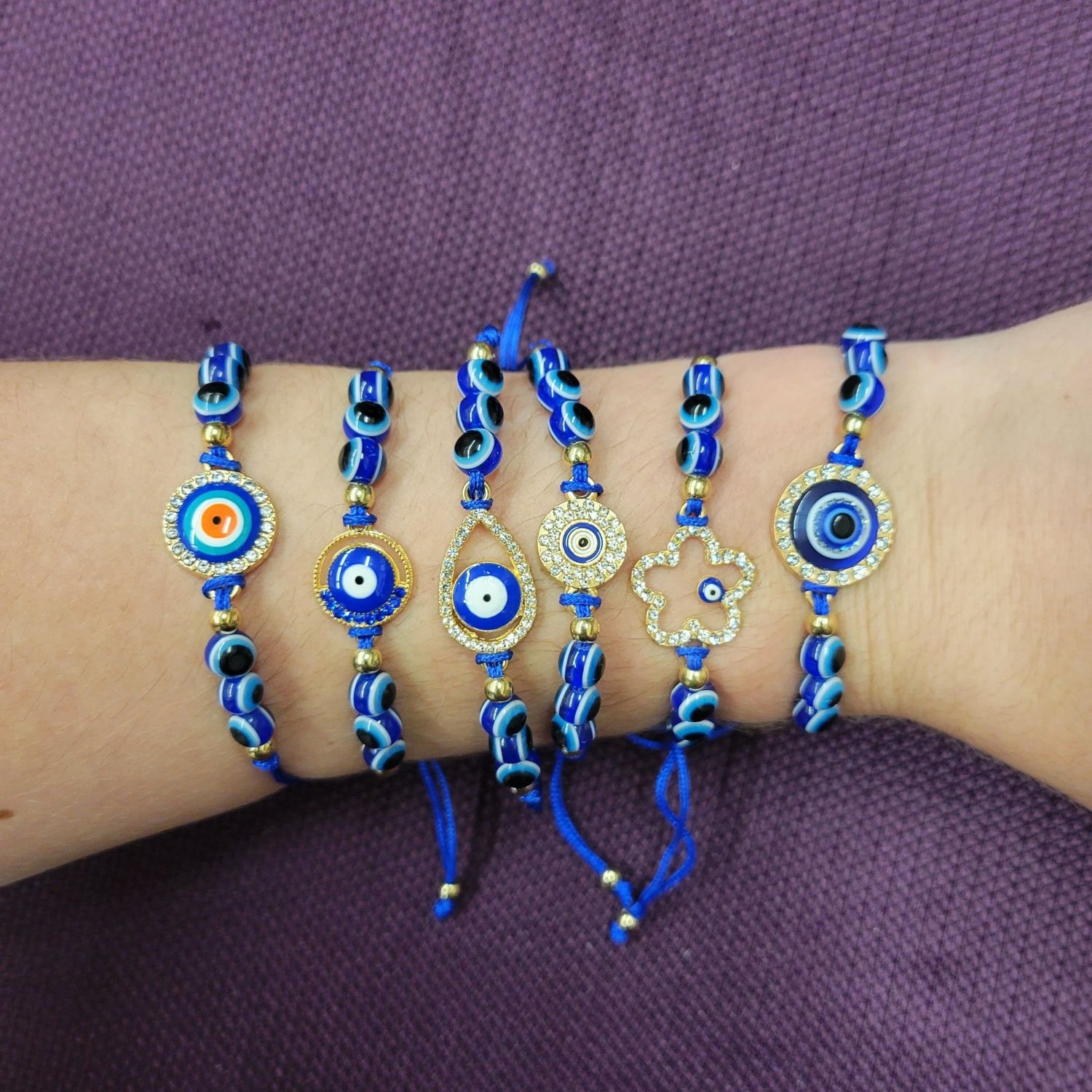 Assorted Evil Eye Bracelet - Adjustable