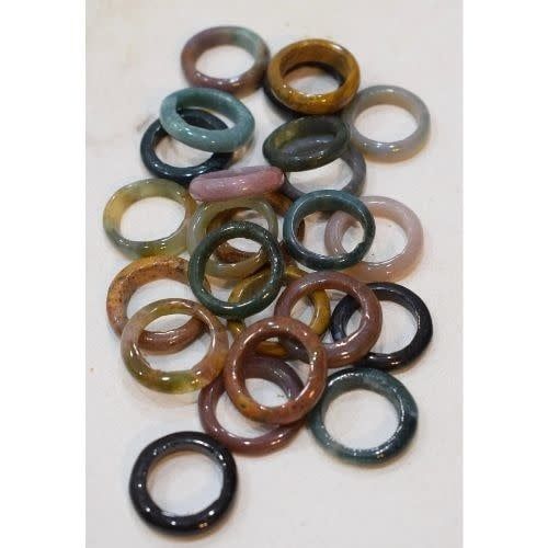 Assorted Agate Rings $7