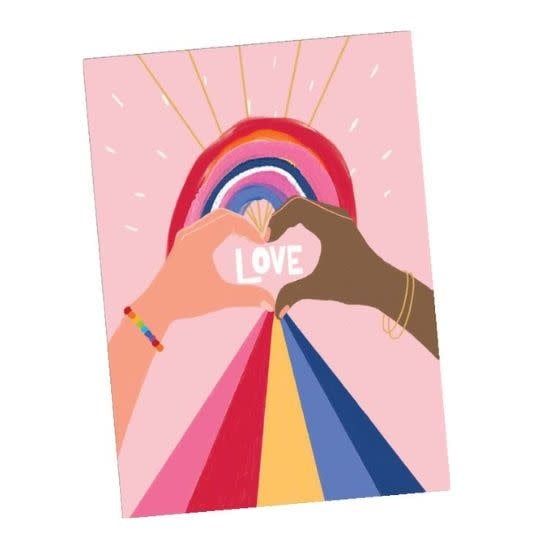 Heart Rainbow - Greeting Card