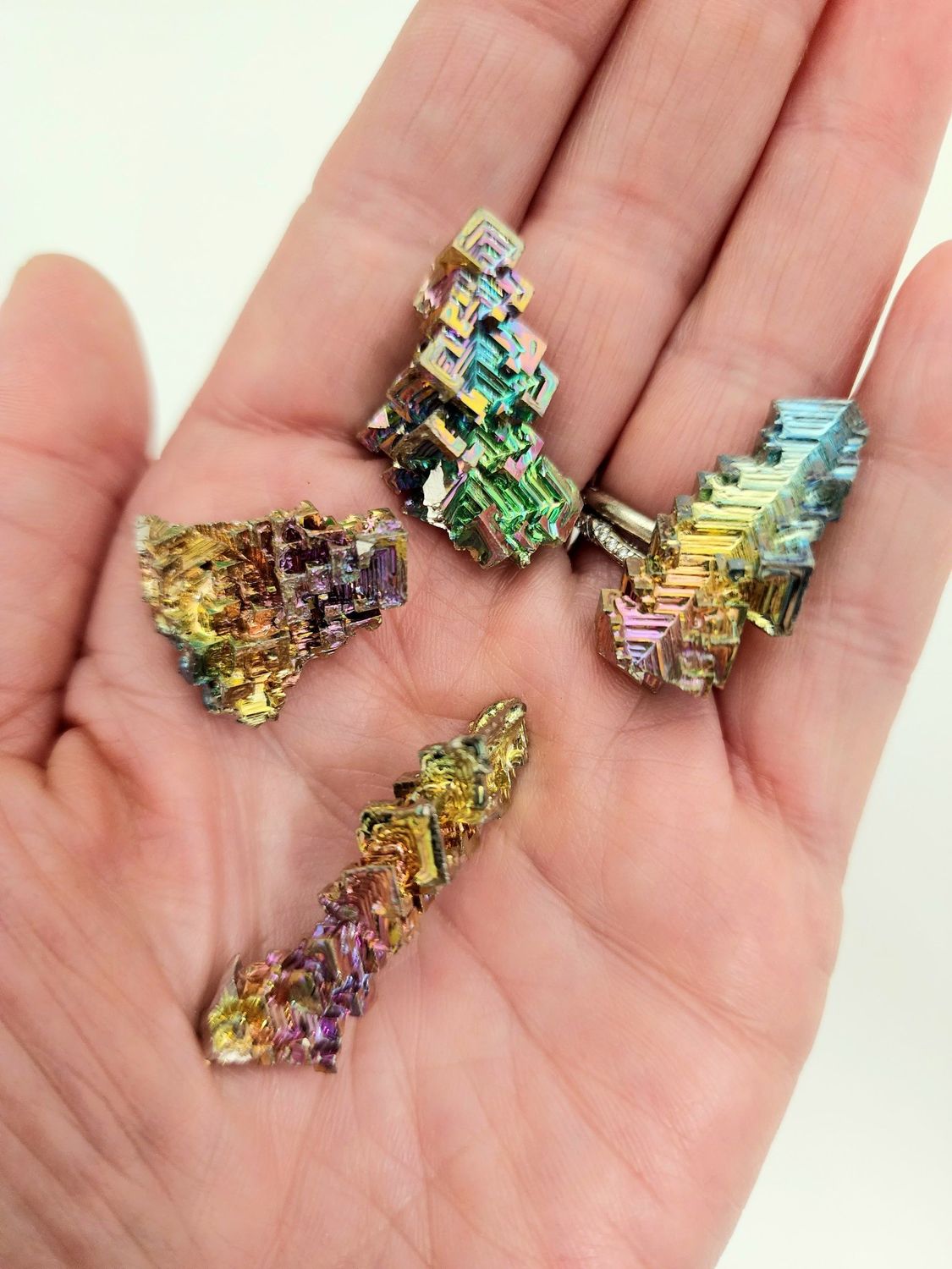 Bismuth Crystals $8
