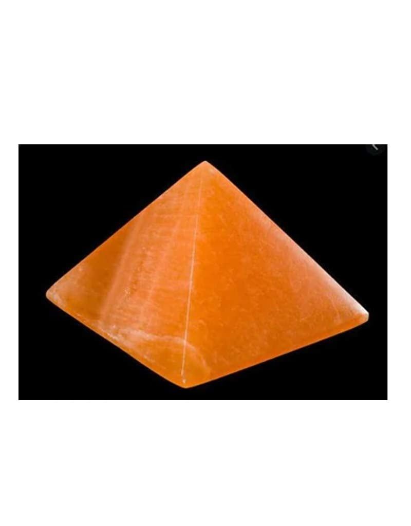 Orange Calcite Pyramid 2in