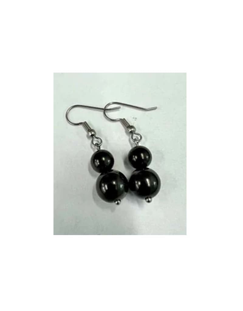 Shungite Dangling Earrings