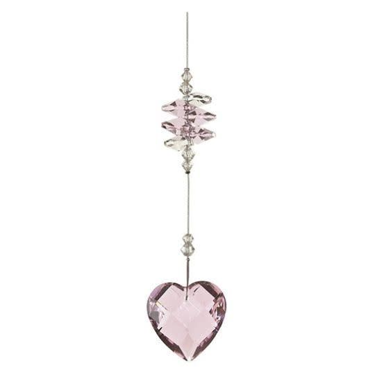 Crystal Art - Crystal Heart Suncatcher - Pink