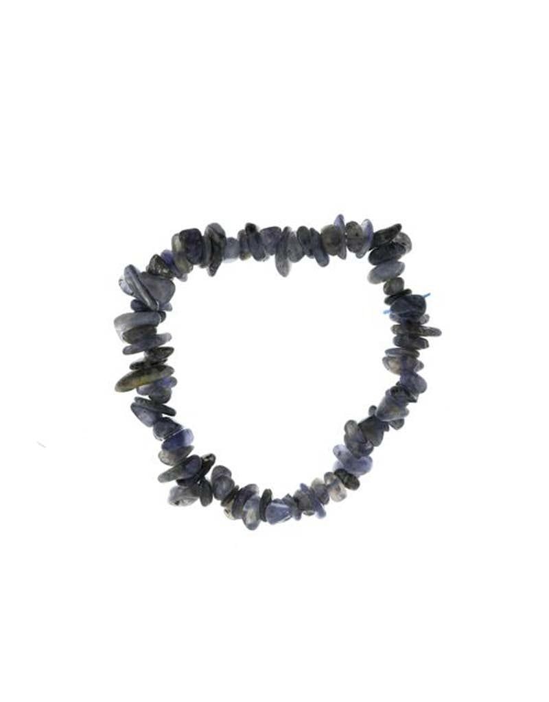 Iolite (Cordierite) Chip Bracelet