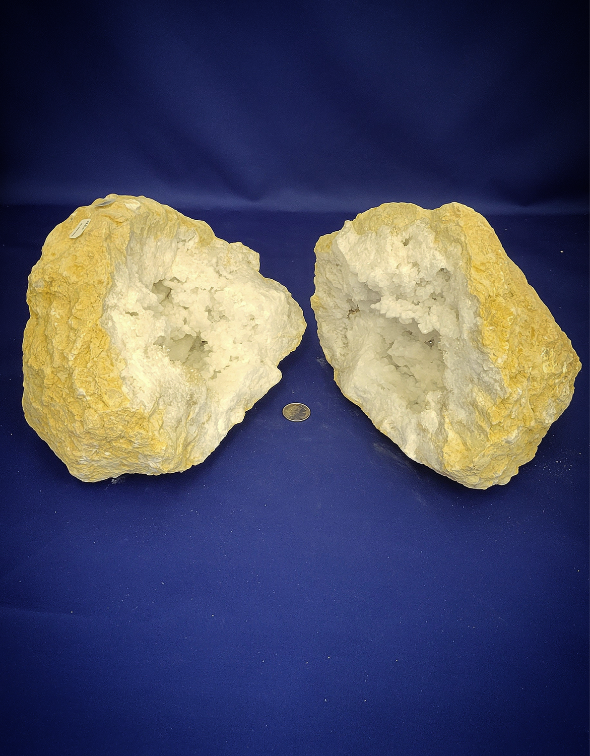 Quartz Geode Pair