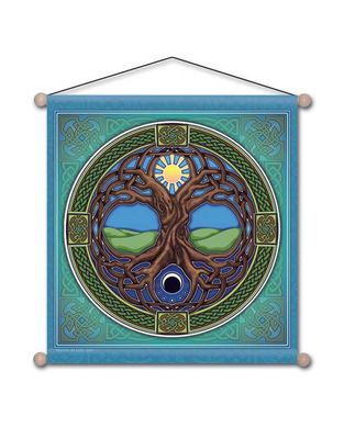 Tree of Life Temple Banner 30 x 30&quot;