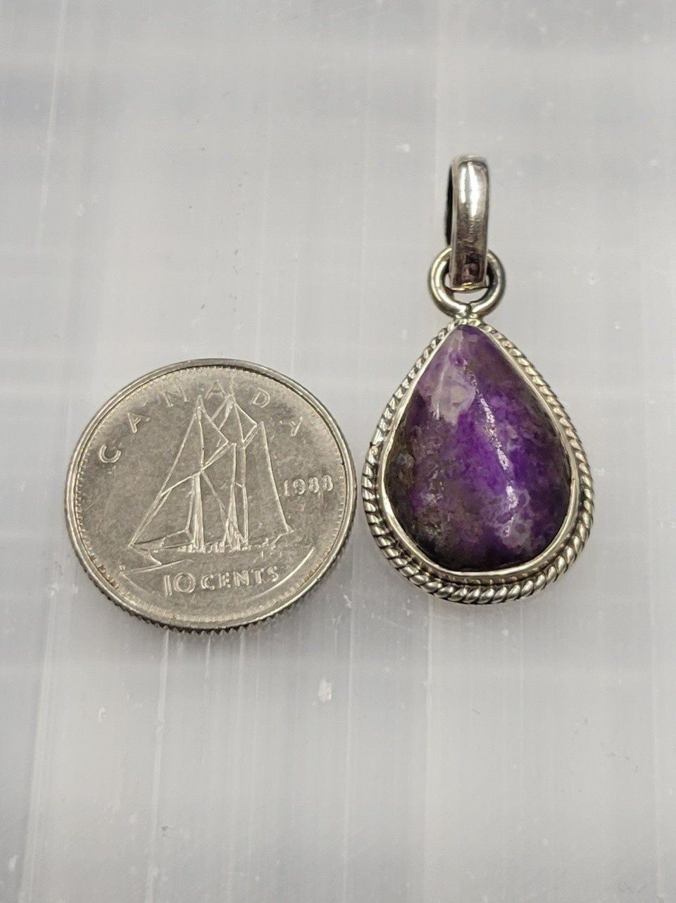 Sugilite Pendant A Sterling Silver