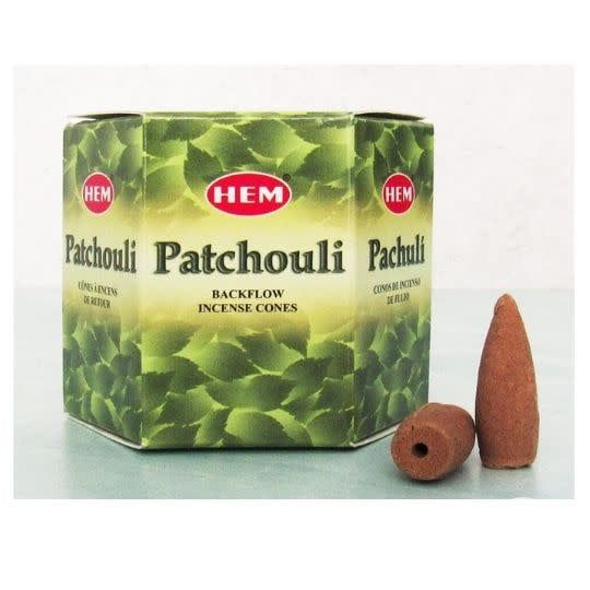 Patchouli HEM Backflow Incense Cones