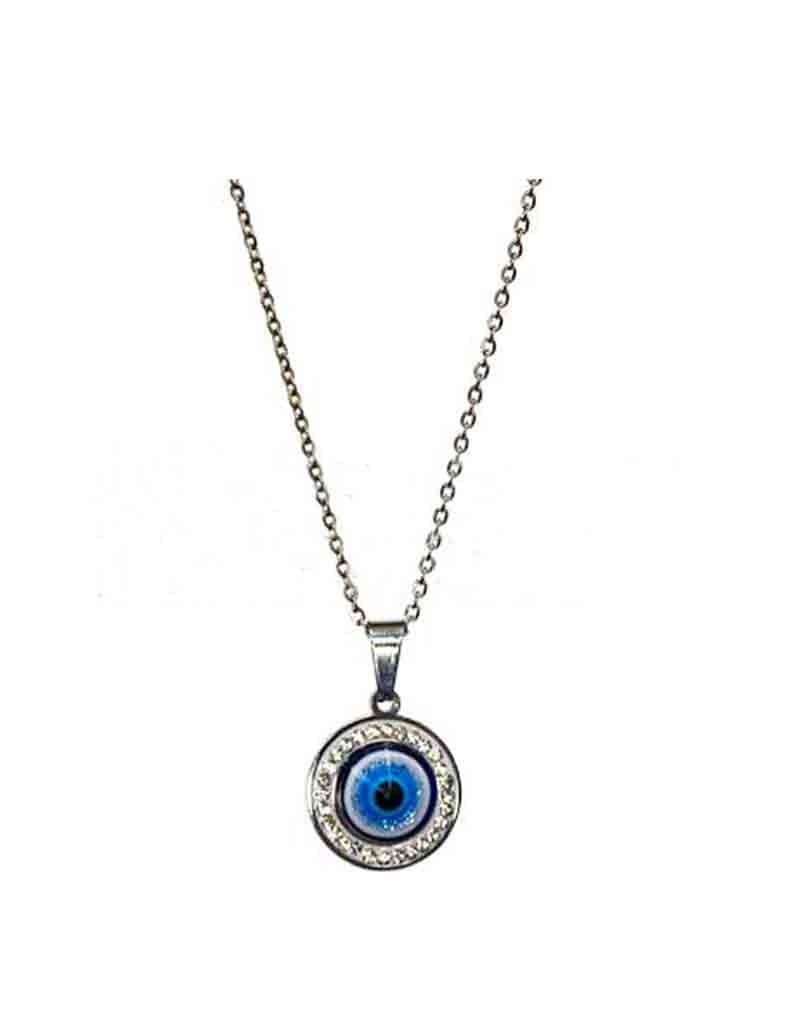 Evil Eye with Gems Necklace