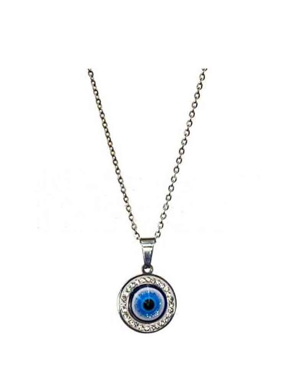 Evil Eye with Gems Necklace