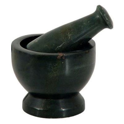 Mortar &amp; Pestle Soapstone Assorted  3&quot;