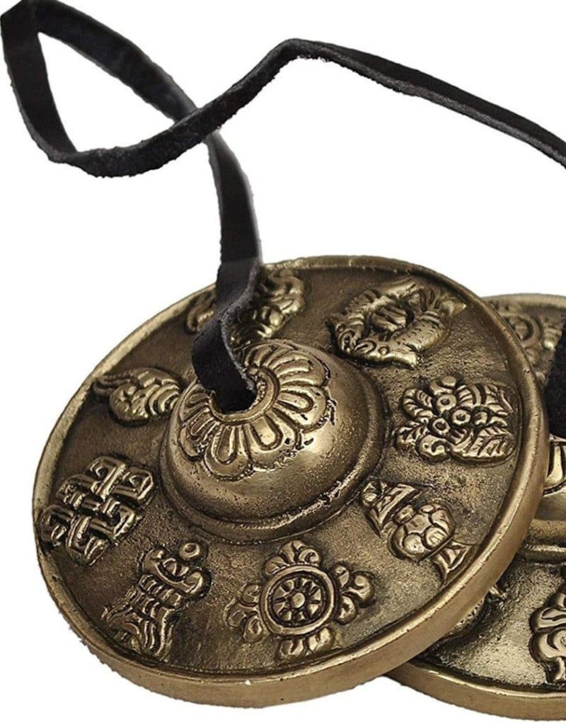 Auspicious Symbols Tingsha 2&quot;