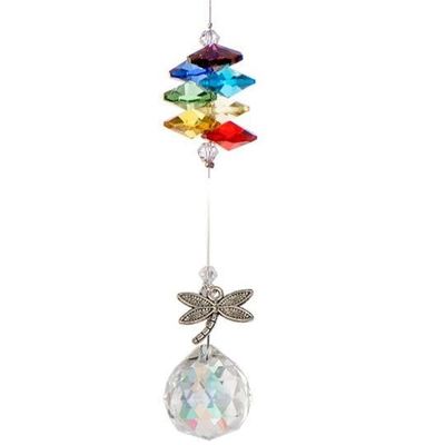 Crystal Art -  Pewter Charm Chakra - Dragonfly