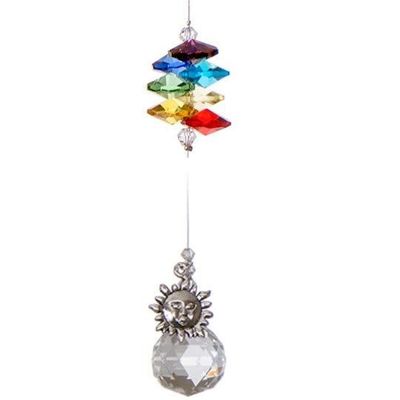 Crystal Art -  Pewter Charm Chakra - Sun
