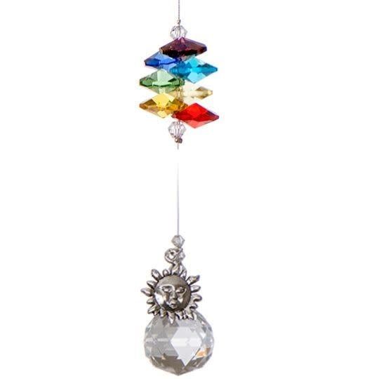 Crystal Art -  Pewter Charm Chakra - Sun