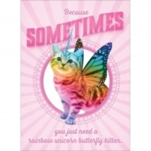 Rainbow Unicorn - Greeting Card