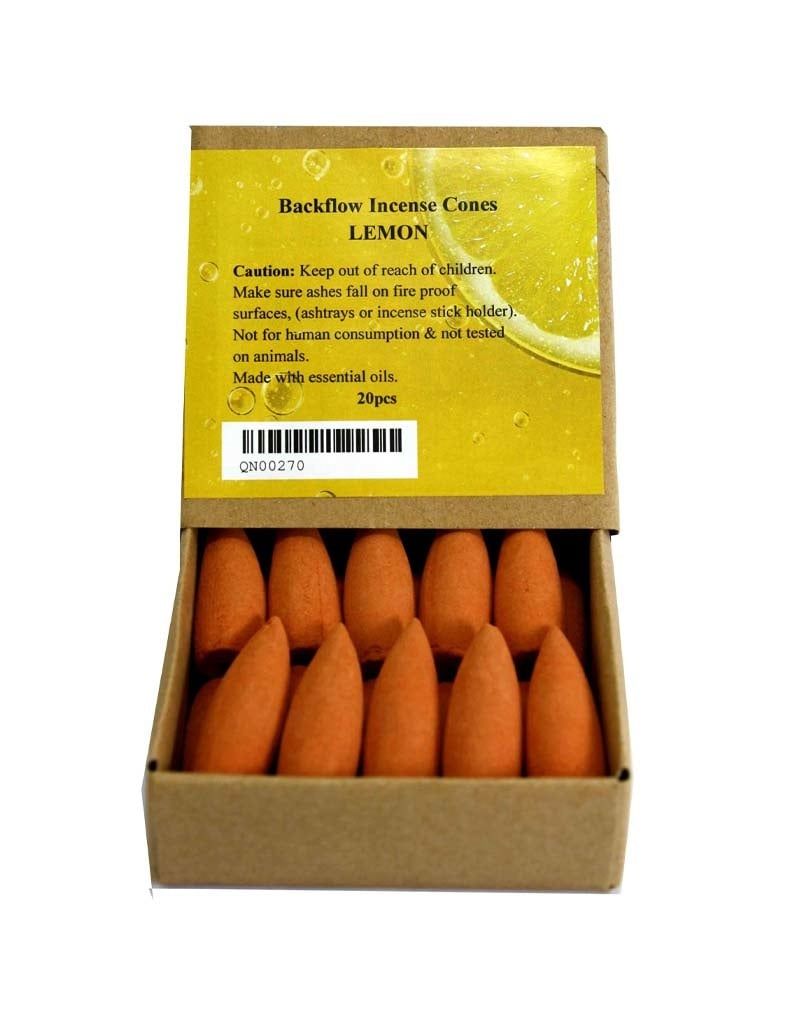 Lemon Backflow Incense Cones