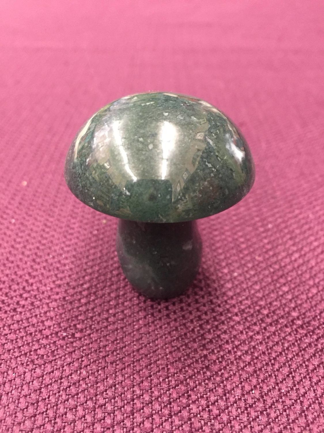 Mushroom Massager 2&quot; - Moss Agate