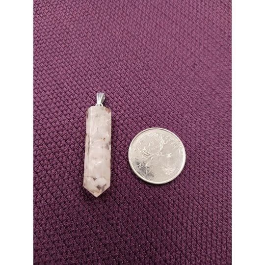 Rose Quartz Orgonite Pendant Necklace