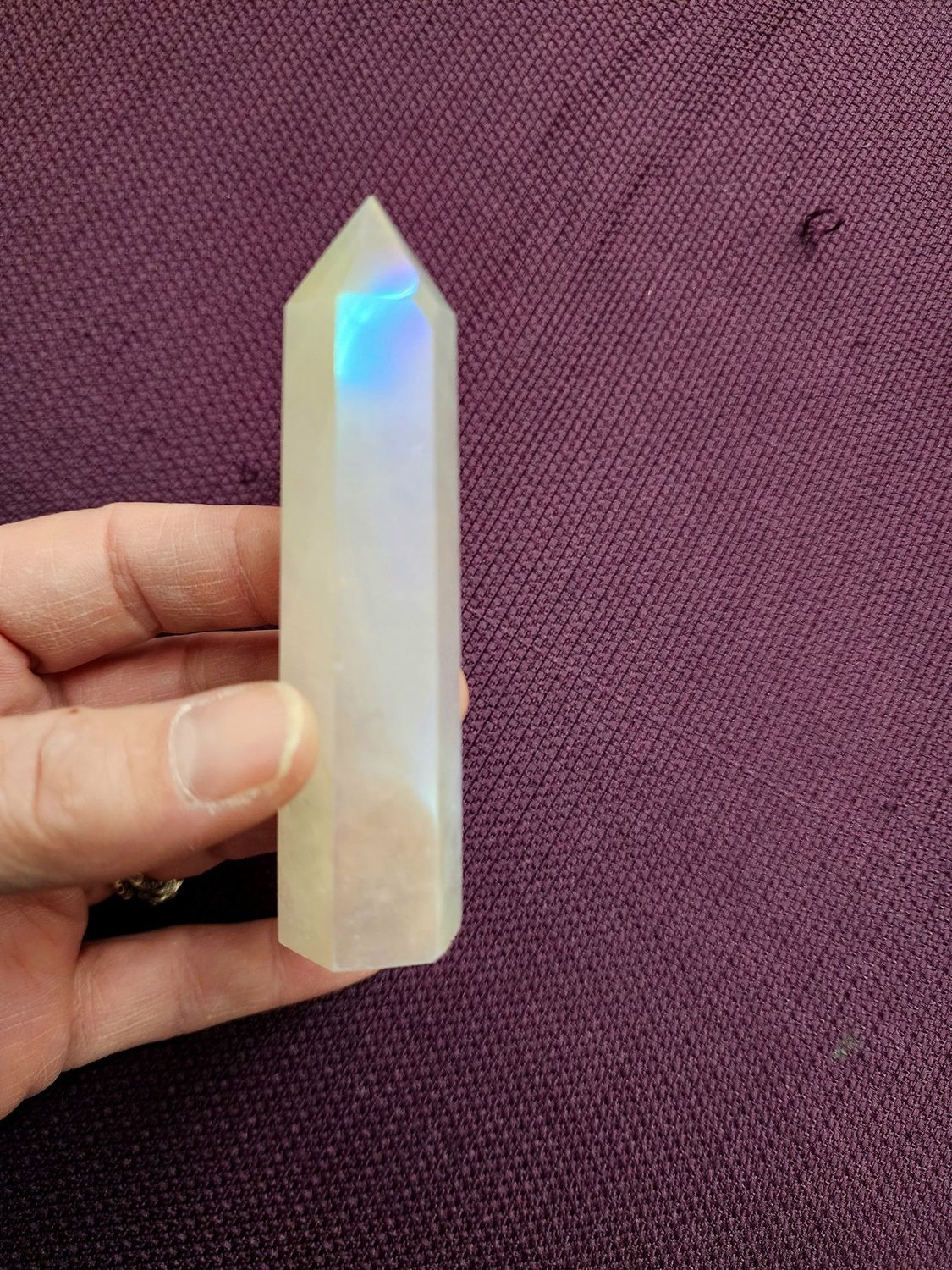 Rose Aura Quartz Point / Generator