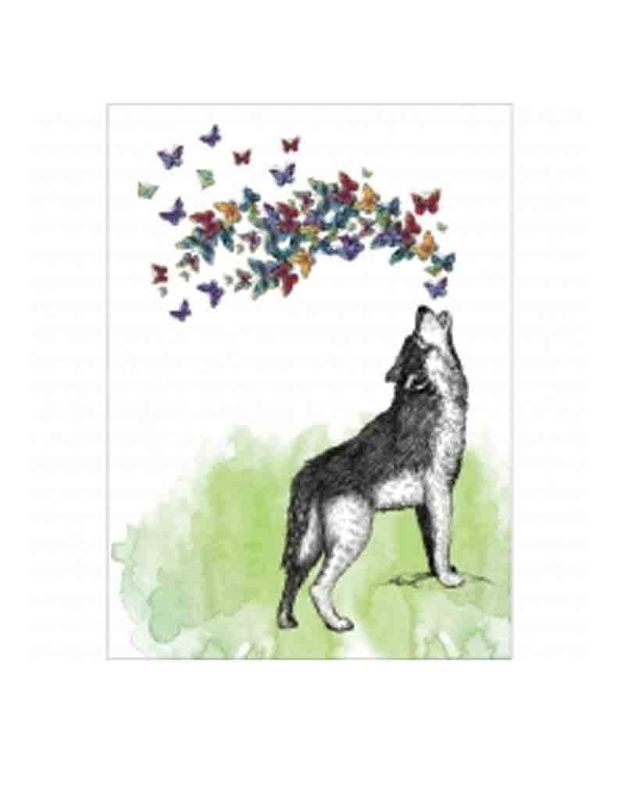Howl with Joy - Greeting Card