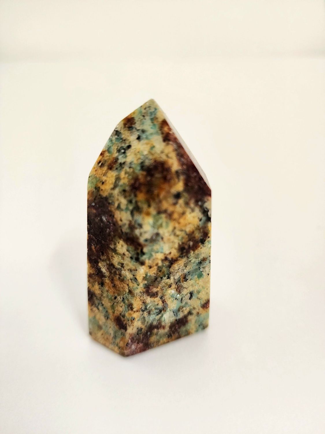 Amazonite with Garnet Generators / Points