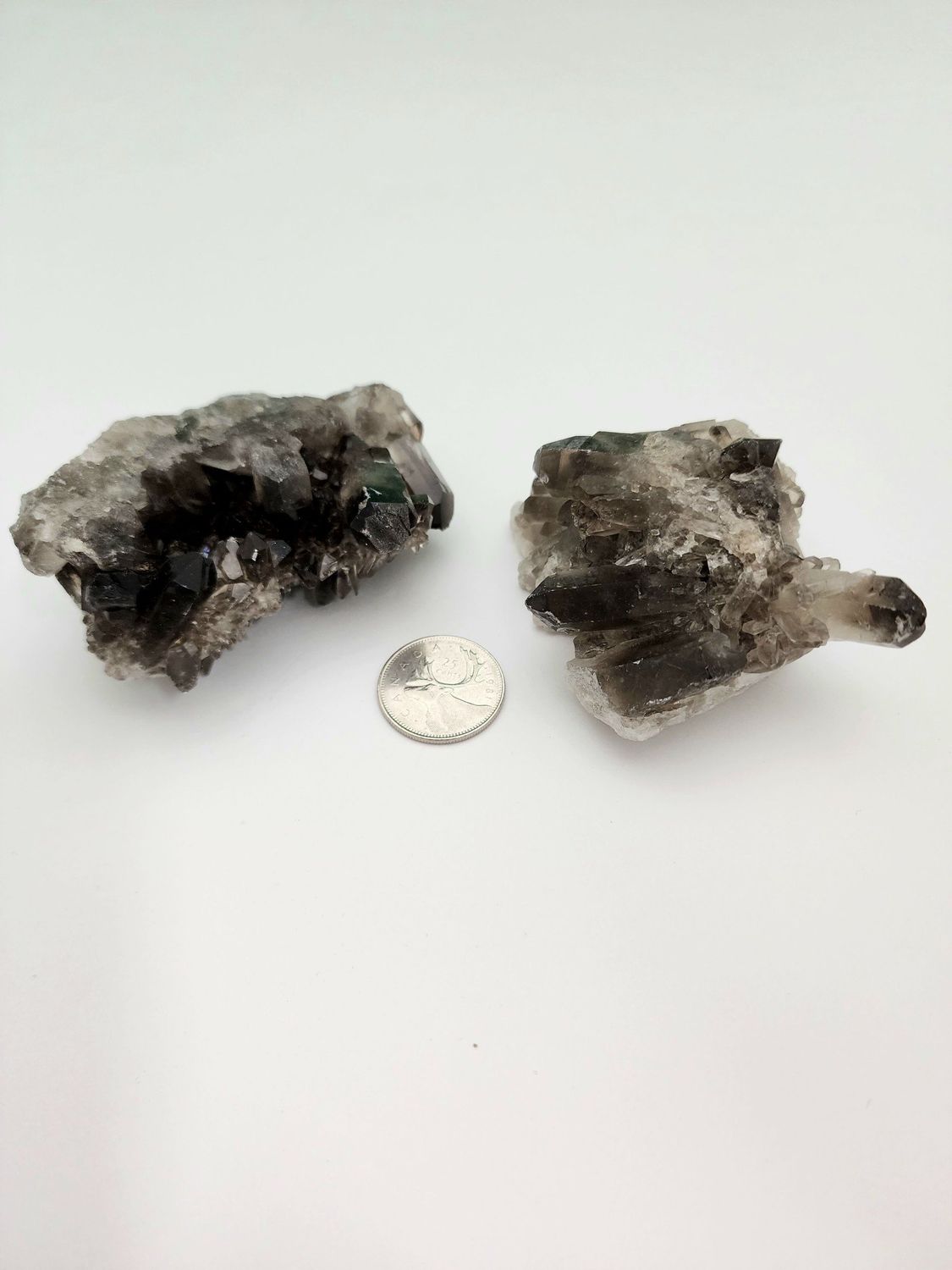 Smoky Quartz Clusters