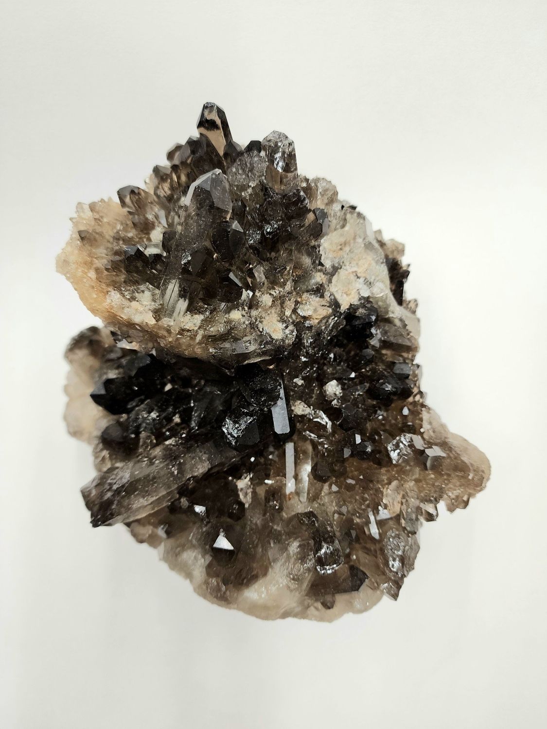 Smoky Quartz Cluster