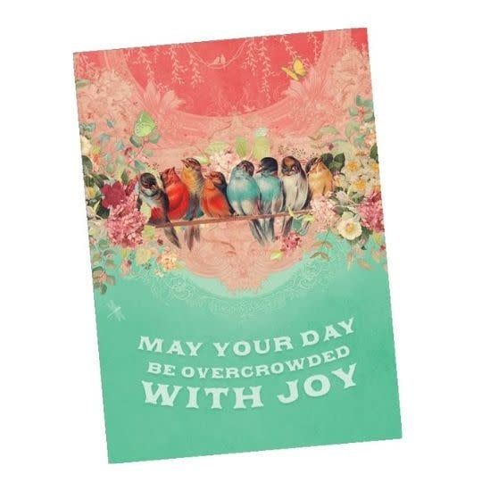 Overcrowded with Joy Greeting Card
