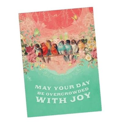 Overcrowded with Joy Greeting Card